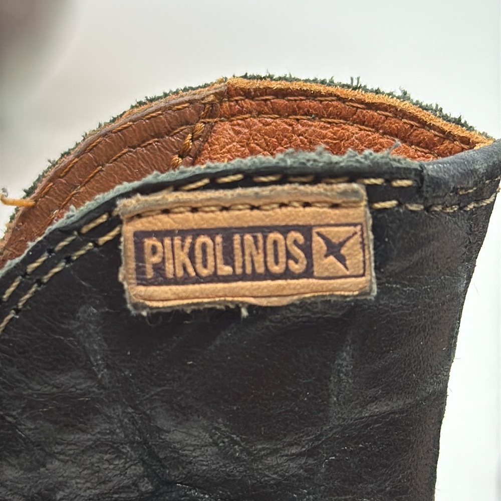 PIKOLINOS Black Textured Ankle Boots EU Size 41 BAB8304B - Picture 7 of 7